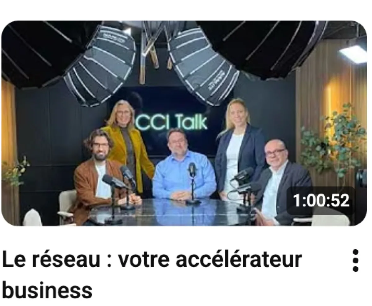 CCI Talk set in the Brainlab studios